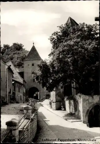 Ak Pappenheim im Altmühltal Mittelfranken, Klosterstraße, Turm