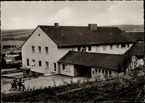 Ak Höxter in Nordrhein Westfalen, Jugendherberge, Eingang