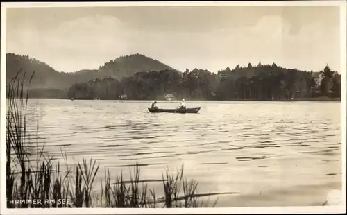 Foto Ak Hamr na Jezeře Hammer am See Region Reichenberg, Hammersee