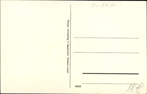 Ak Rippien Bannewitz Sachsen, Gasthof, Vorderansicht