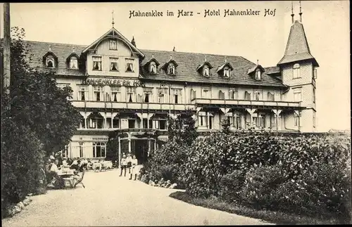 Ak Hahnenklee Bockswiese Goslar Harz, Hotel Hahnenkleer Hof, Stengel 55618