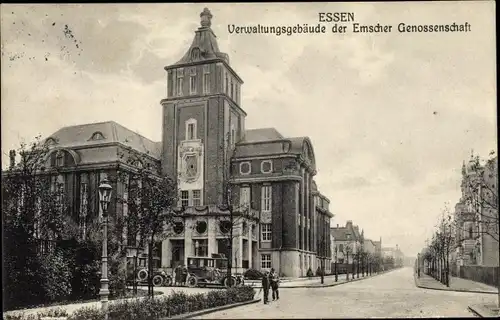 Ak Essen im Ruhrgebiet, Verwaltungsgebäude der Emscher Genossenschaft