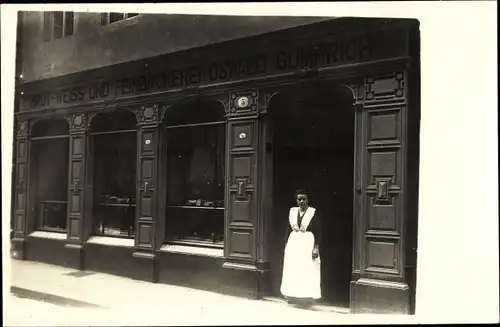 Foto Ak Dresden Altstadt, Brot Weiss- und Feinbäckerei Oswald Gumprich