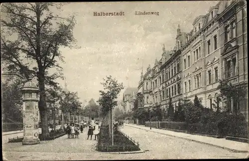 Ak Halberstadt am Harz, Lindenweg