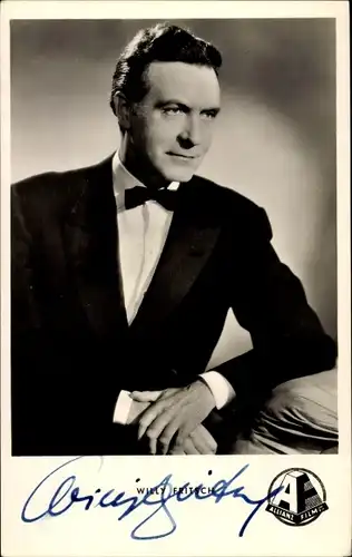 Ak Schauspieler Willy Fritsch, Autogramm, Portrait