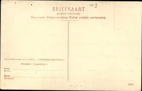 Ak Vlissingen Zeeland Niederlande, De Watersnood 1906, Hochwasser