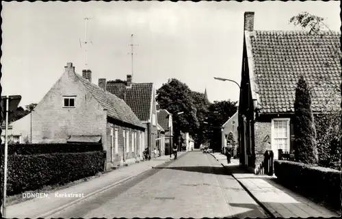 Ak Dongen Nordbrabant Niederlande, Kerkstraat