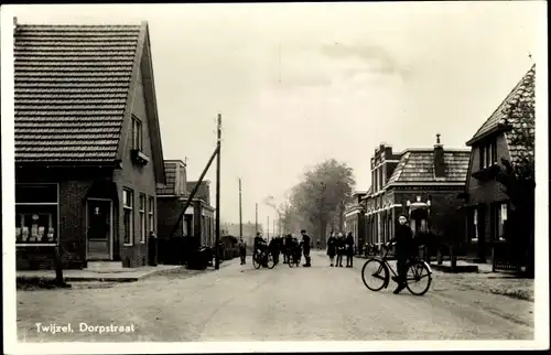 Ak Twijzel Friesland Niederlande, Dorpstraat