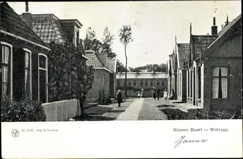 Ak Wolvega Friesland Niederlande, Nieuwe Buurt