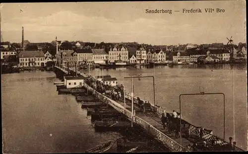 Ak Sønderborg Sönderborg Dänemark, Frederik VII Bro