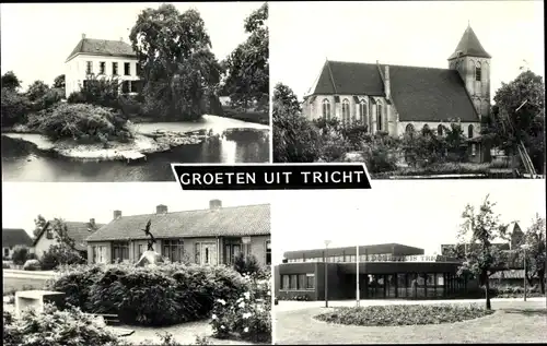 Ak Tricht Gelderland, Kirche, Schloss