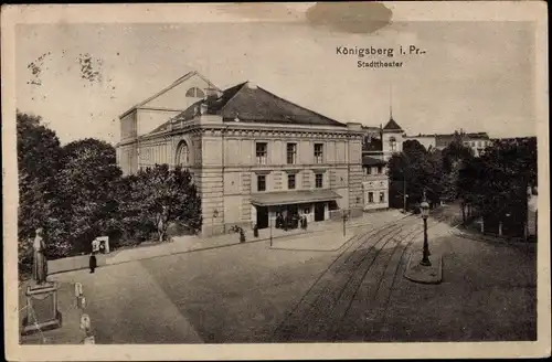 Ak Kaliningrad Königsberg Ostpreußen, Stadttheater