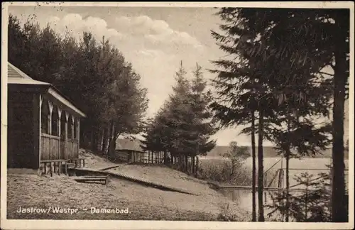 Ak Jastrowie Jastrow Westpreußen, Partie im Damenbad