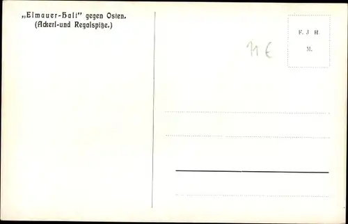 Ak Ellmau in Tirol, Elmauer Halt, Ackerl- und Regalspitze