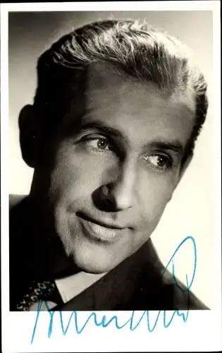 Foto Niederländischer Schlagersänger, Schauspieler Bruce Low, Autogramm