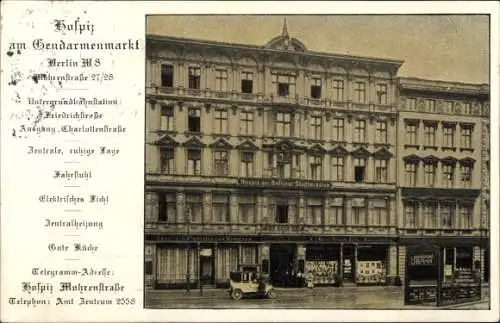Ak Berlin Mitte, Hospiz am Gendarmenmarkt, Mohrenstraße 27