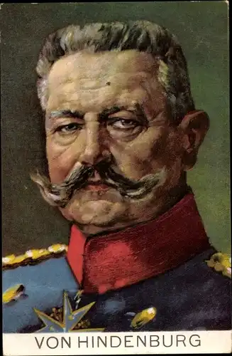 Ak Generalfeldmarschall Paul von Hindenburg