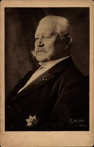Ak Generalfeldmarschall Paul von Hindenburg, Portrait, Reichspräsident