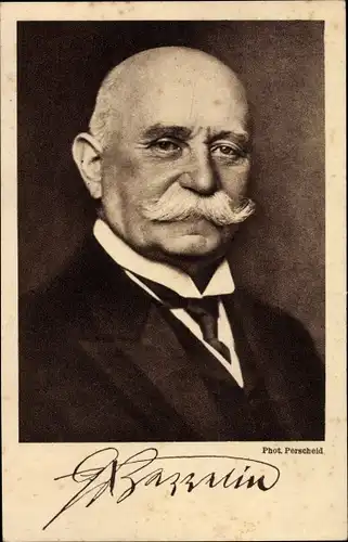 Ak Ferdinand Graf von Zeppelin, Portrait, Reichsausschuss Zeppelin Eckener Spende