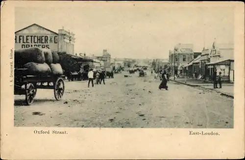 Ak East London South Africa, Oxford Straat, Fletcher & Co.