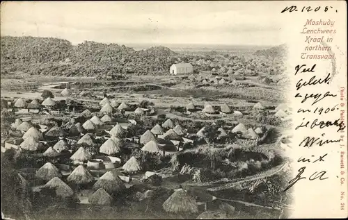 Ak Transvaal Südafrika, Moshudy Lenchwees Kraal
