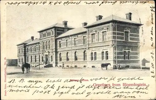 Ak Bloemfontein Südafrika, Bahnhof