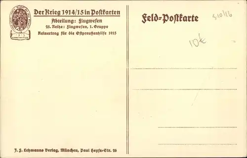 Ak Französisches Marineflugzeug, Brequet Doppeldecker