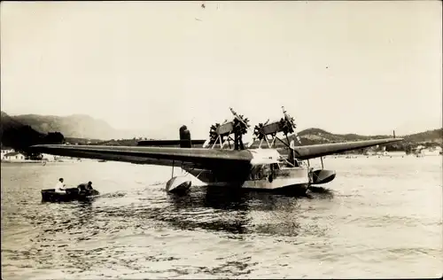 Ak Flugboot Lioré et Olivier 24, Air France, Wasserflugzeug