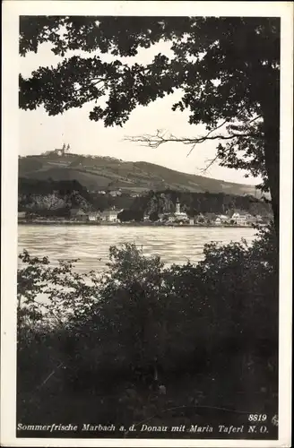 Ak Marbach Donau Niederösterreich, Sommerfrische mit Maria Taferl