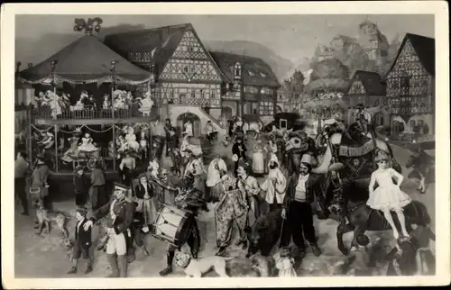 Ak Sonneberg in Thüringen, Deutsches Spielzeugmuseum, Thüringer Kirmes, Puppen