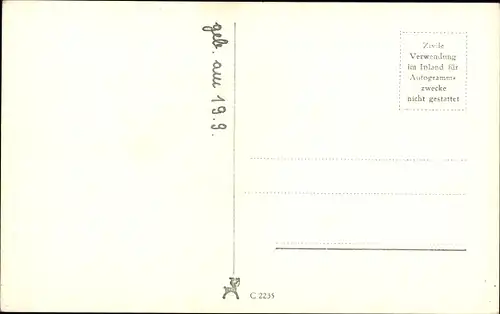 Ak Schauspielerin Anna Dammann, Portrait, Ross A 3893/1