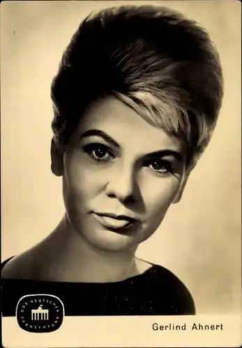 Ak Schauspielerin Gerlind Ahnert, Portrait
