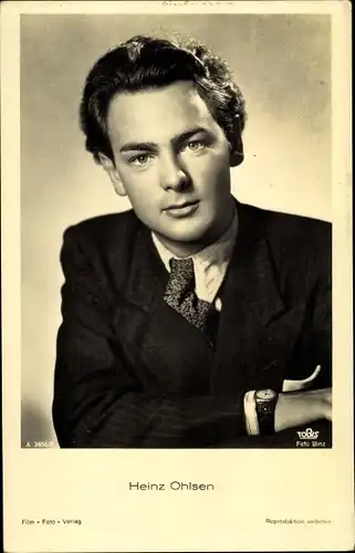 Ak Schauspieler Heinz Ohlsen, Portrait