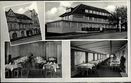 Ak Husum in Nordfriesland, Thomas Hotel, Strand Hotel St Peter Ording