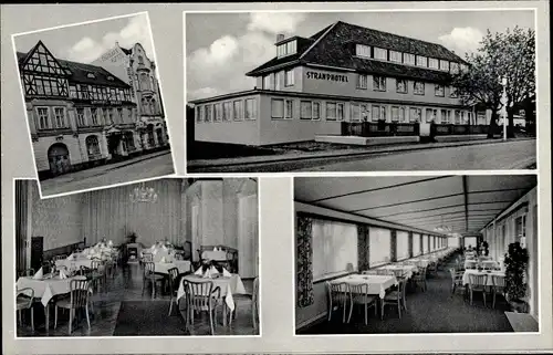 Ak Husum in Nordfriesland, Thomas Hotel, Strand Hotel St Peter Ording