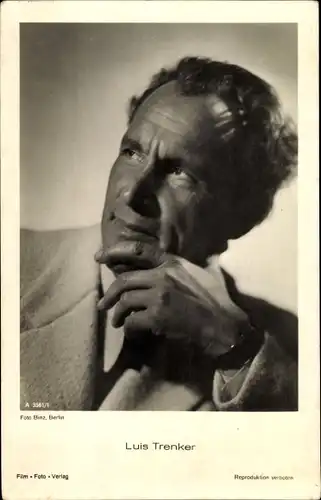 Ak Schauspieler und Bergsteiger Luis Trenker, Portrait