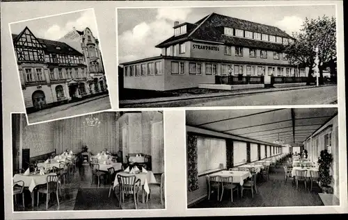 Ak Husum in Nordfriesland, Thomas Hotel, Strand Hotel St Peter Ording, Innenansichten