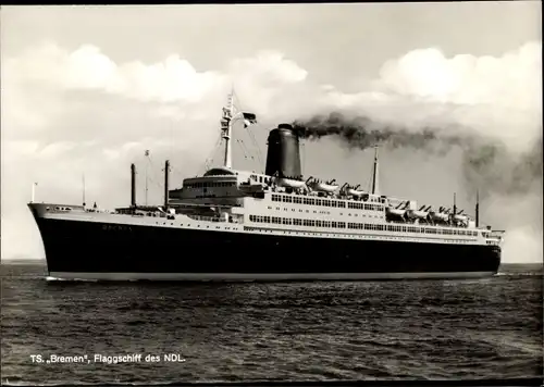 Ak Turbinen Schnelldampfer TS Bremen, Norddeutscher Lloyd