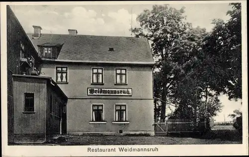 Ak Markneukirchen im Vogtland, Restaurant Weidmannsruh, Oberer Berg