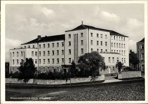 Ak Würzburg am Main Unterfranken, Missionsärztliche Klinik