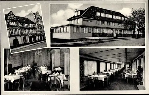 Ak Husum in Nordfriesland, Thomas Hotel, Strand Hotel St Peter Ording