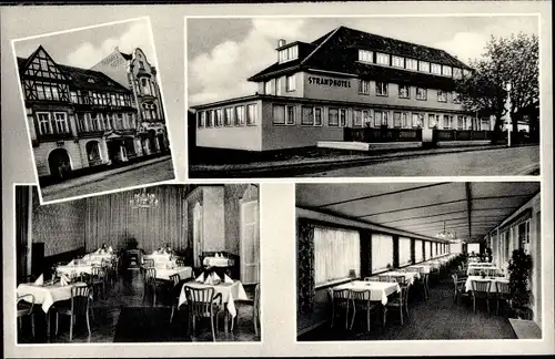 Ak Husum in Nordfriesland, Thomas Hotel, Strand Hotel St Peter Ording