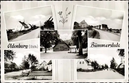 Ak Bümmerstede Oldenburg in Niedersachsen, Straßenpartien, Pensionen