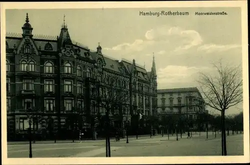 Ak Hamburg Eimsbüttel Rotherbaum, Moorweidenstraße