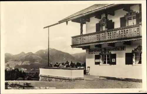 Ak Bad Wiessee Oberbayern, Berggasthaus Sonnenbichl