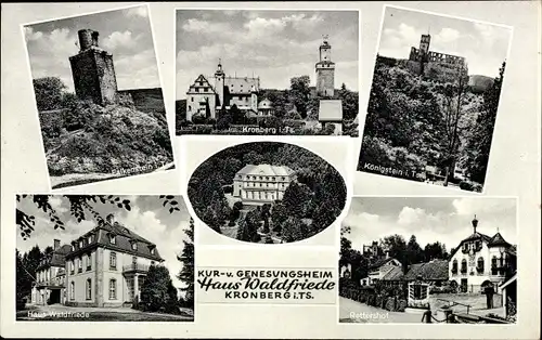 Ak Kronberg im Taunus, Genesungsheim Haus Waldfriede, Falkenstein