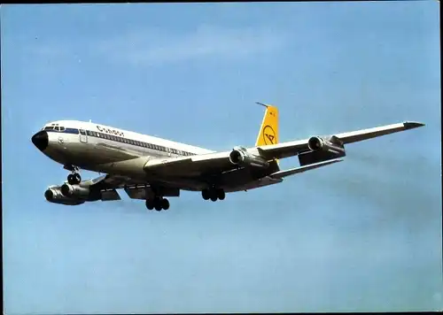 Ak  Passagierflugzeug Condor, Boeing 707-330 B Intercontinental Jet