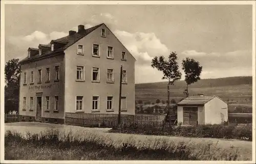 Ak Crottendorf im Erzgebirge, Hotel Fürst BIsmarck