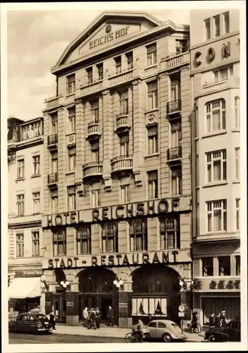 Ak Hamburg Mitte Altstadt, Hotel Reichshof, Restaurant