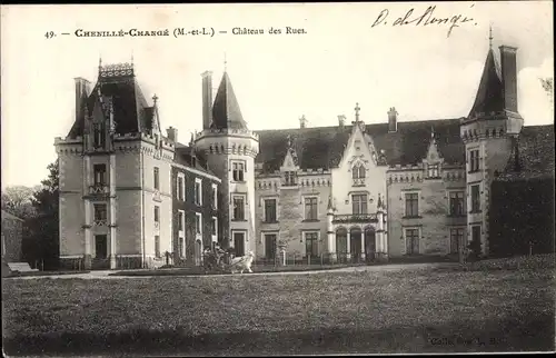 Ak Chenillé Changé Maine-et-Loire, Château des Rues